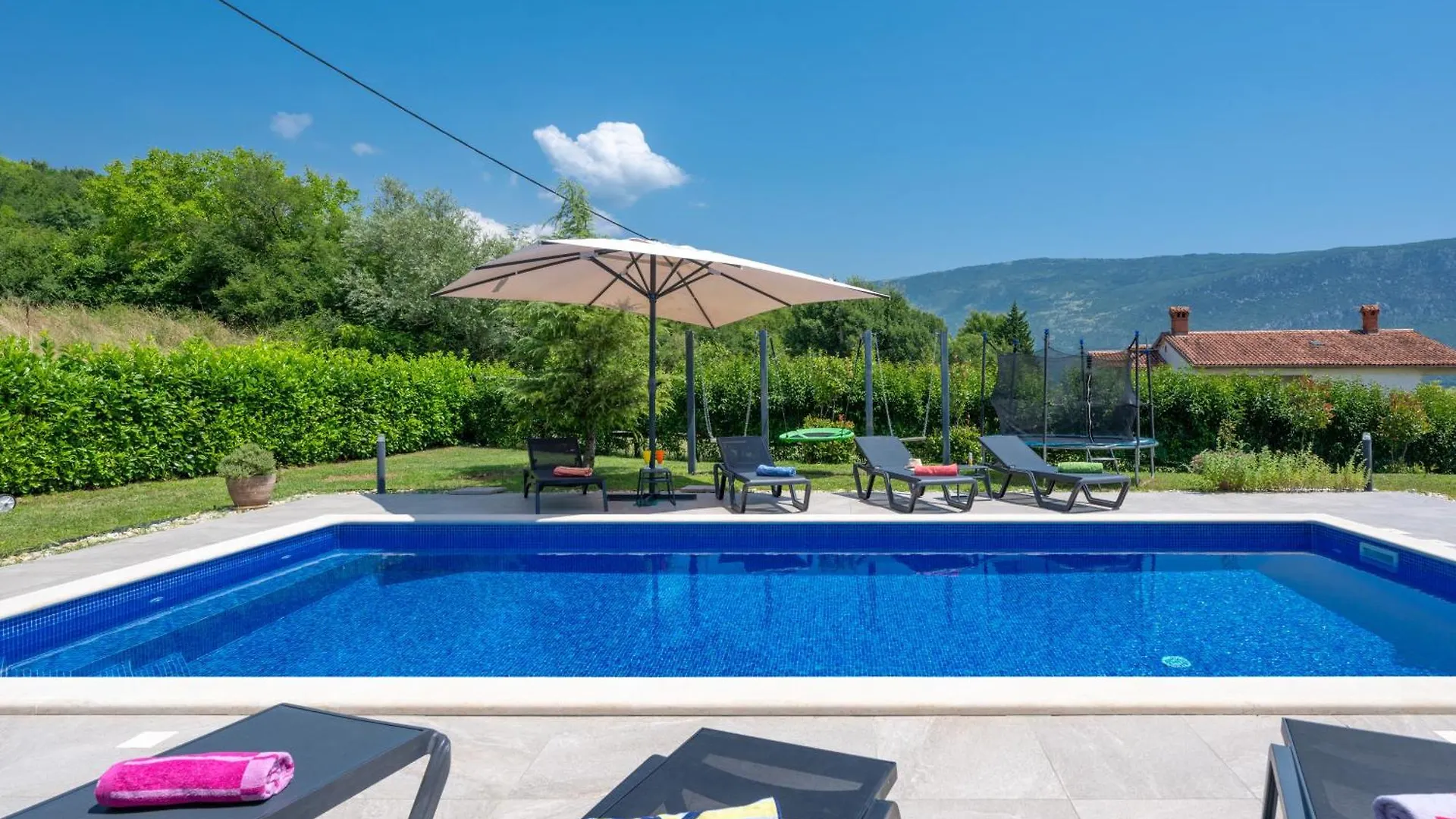 Activity And Familiy Villa Milena With Heated Pool Krsan Croatia