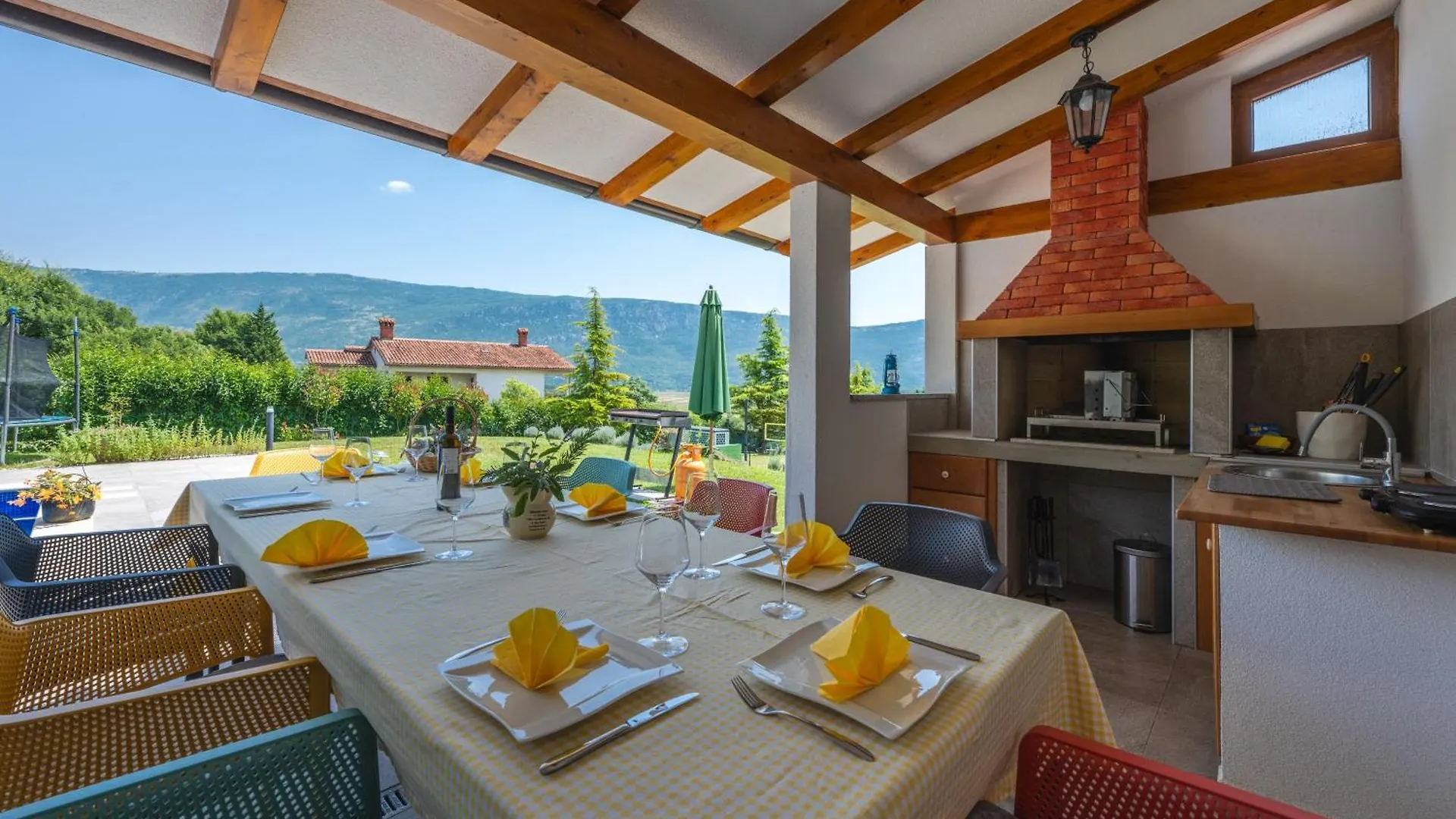 Activity And Familiy Villa Milena With Heated Pool Krsan Croatia