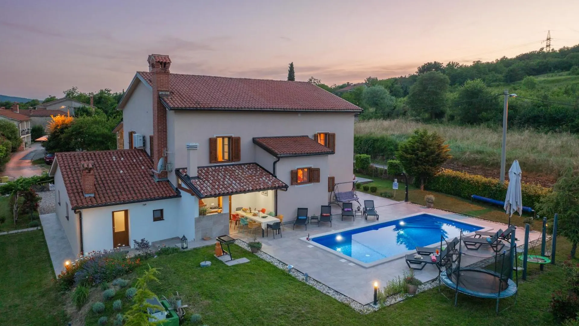 Activity And Familiy Villa Milena With Heated Pool Krsan