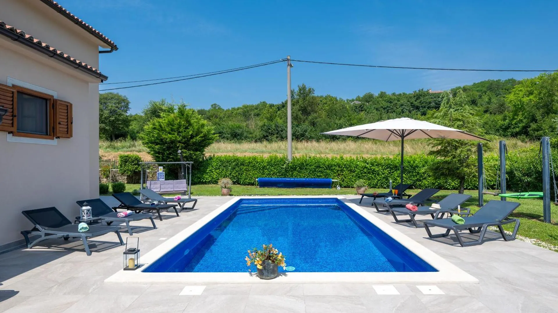 Activity And Familiy Villa Milena With Heated Pool Krsan 0*,
