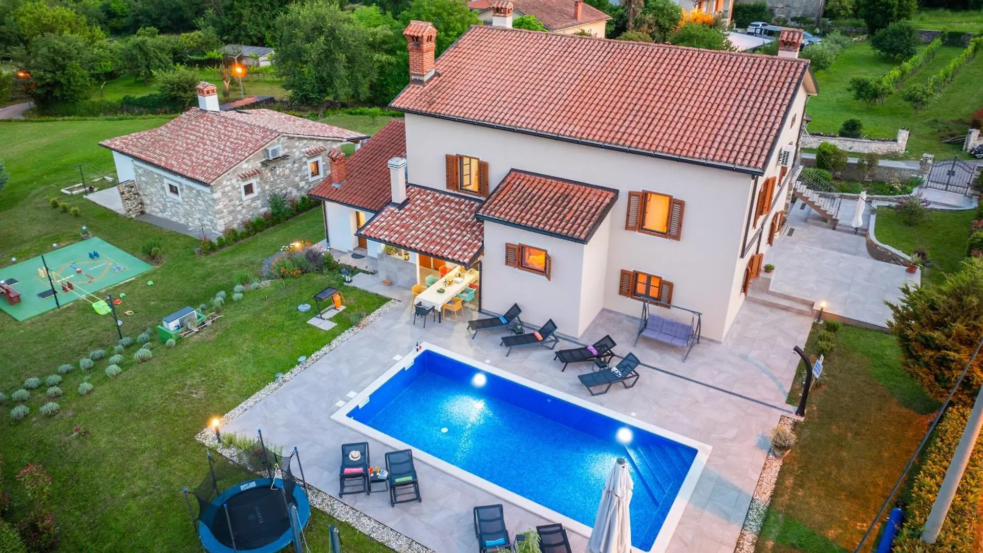 Activity And Familiy Villa Milena With Heated Pool Krsan