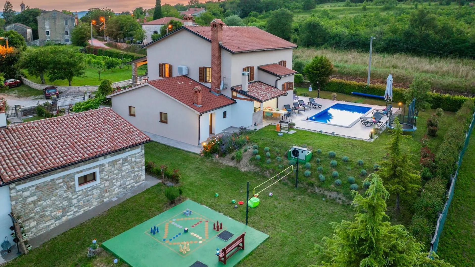 Activity And Familiy Villa Milena With Heated Pool Kršan